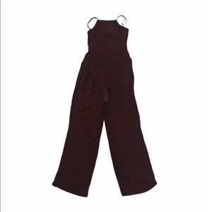 Abercrombie & Fitch Burgundy Jumpsuit NWT